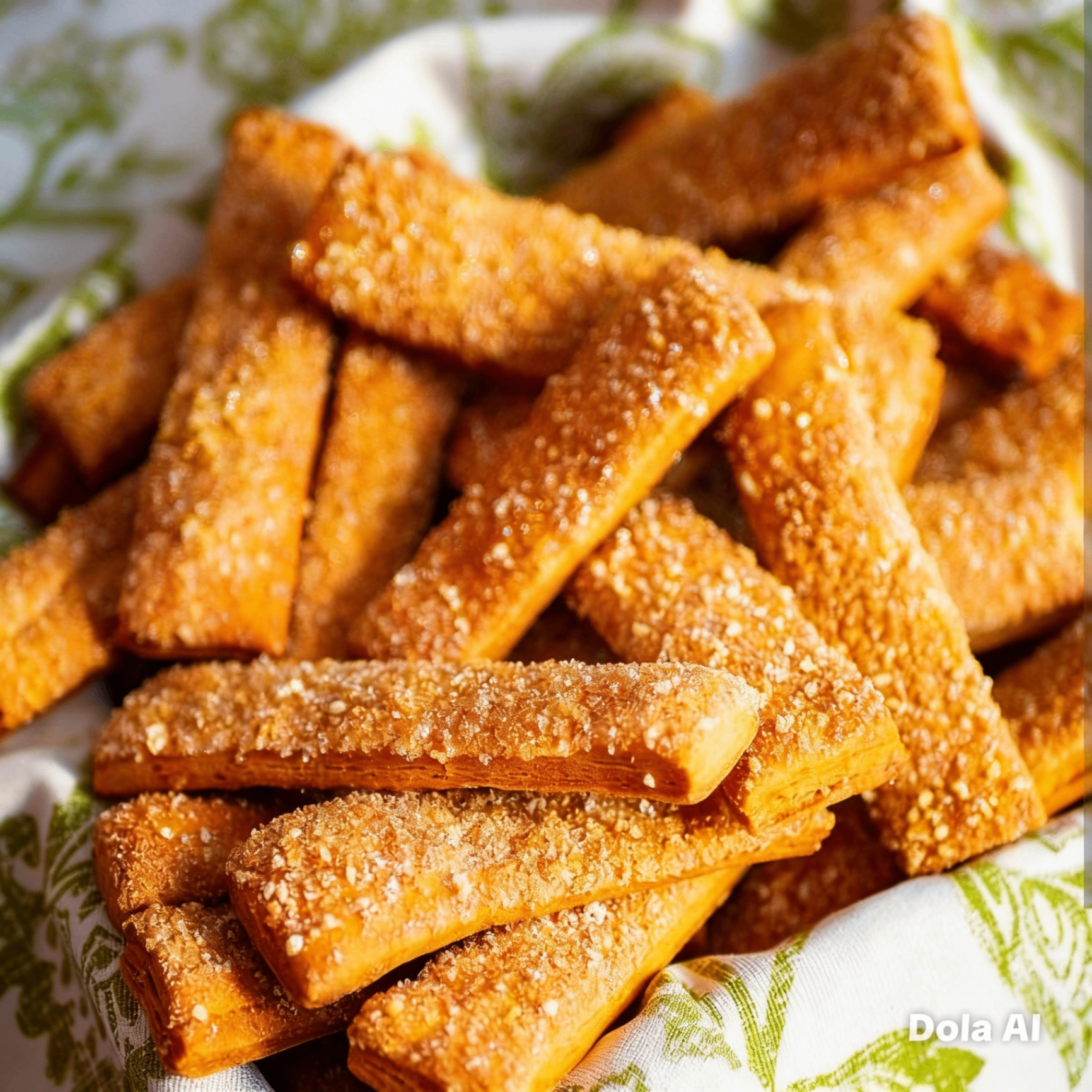 Sugar-dusted Paborita sticks